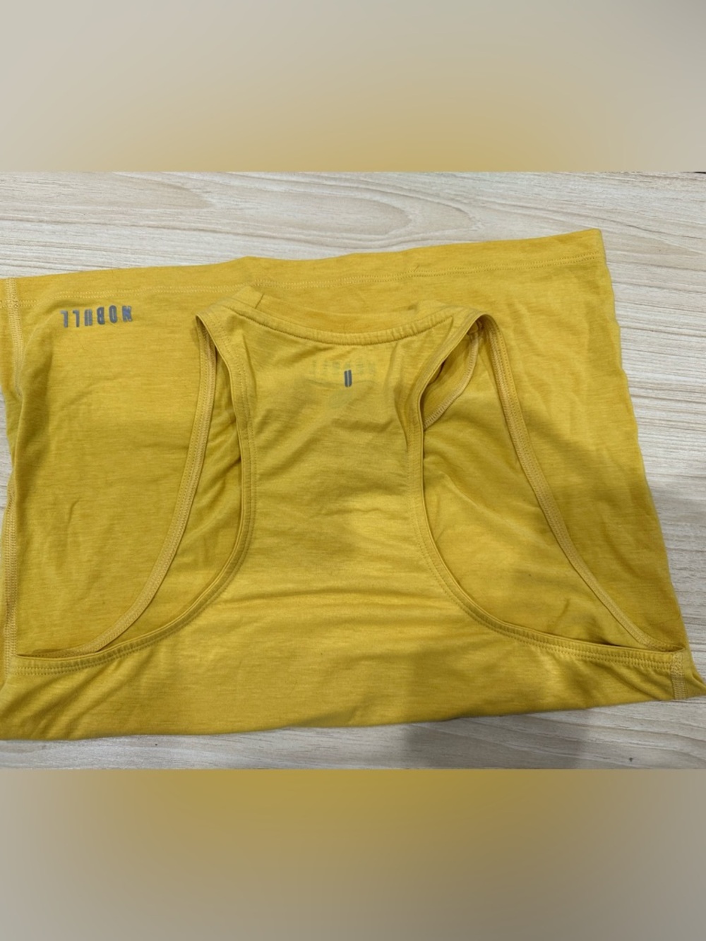 NOBULL Yellow Racerback Tank Top